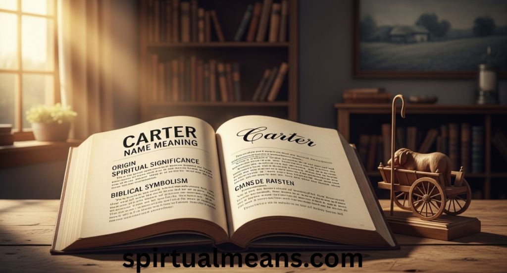 Carter Name Meaning: Origin, Spiritual Significance, Biblical Symbolism, and More