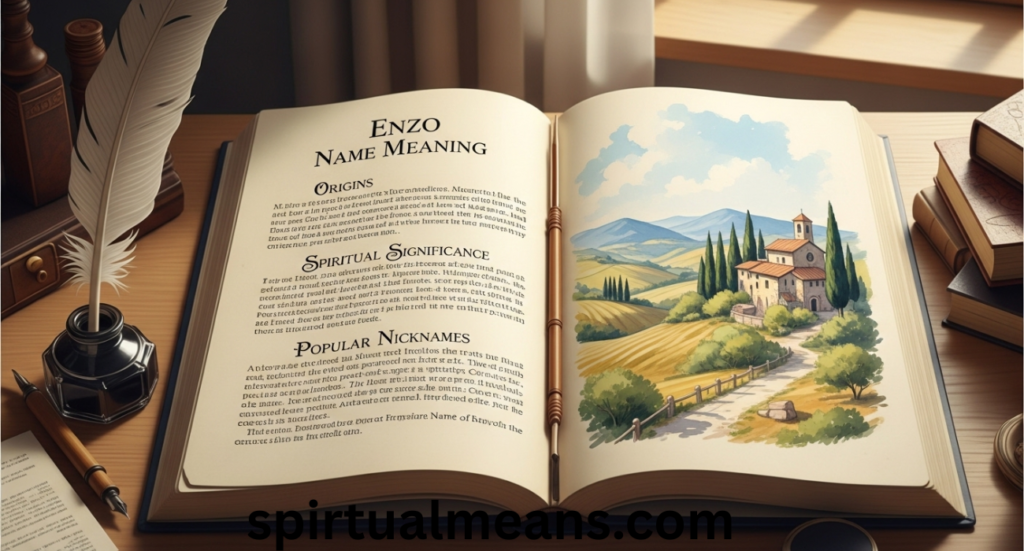 Enzo Name Meaning: Origins, Spiritual Significance, and Popular Nicknames