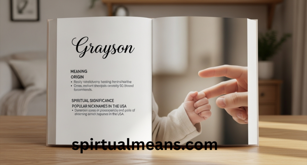 Grayson Name – Meaning, Origin, Spiritual Significance, and Popular Nicknames in the USA