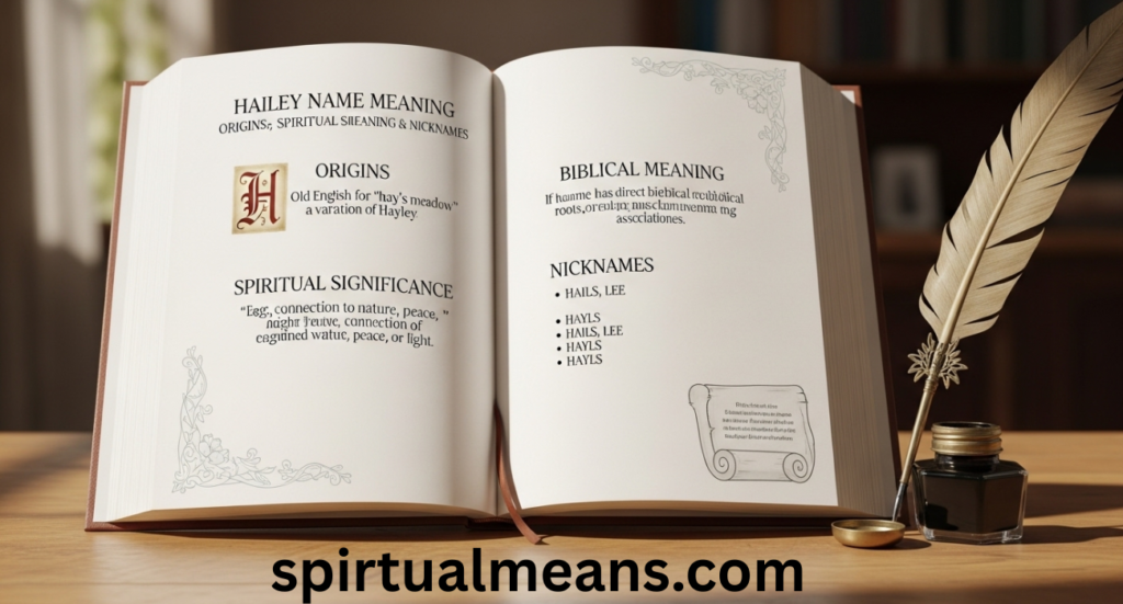 Hailey Name Meaning: Origins, Spiritual Significance, Biblical Meaning & Nicknames