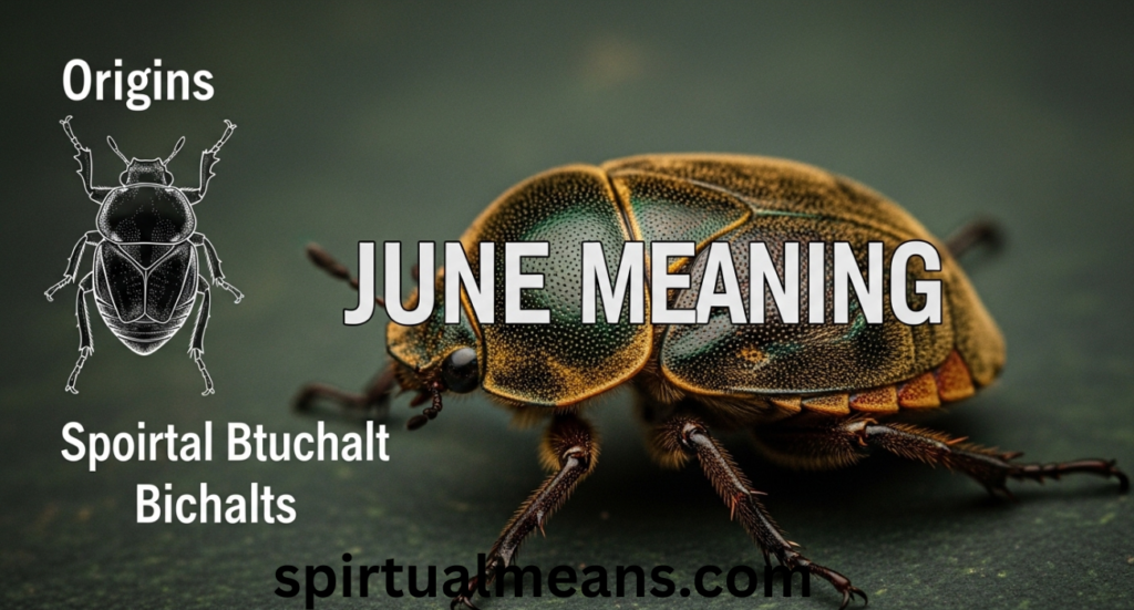 June Bug Meaning: Origins, Spiritual Symbolism, and Biblical Insights