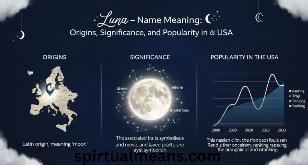 Luna – Name Meaning: Origins, Significance, and Popularity in the USA