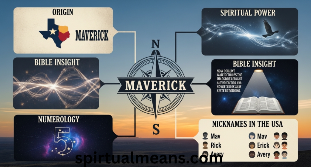 Maverick Name Meaning: Origin, Spiritual Power, Bible Insight, Numerology & Nicknames in the USA