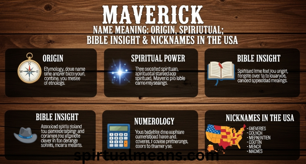 Maverick Name Meaning: Origin, Spiritual Power, Bible Insight, Numerology & Nicknames in the USA
