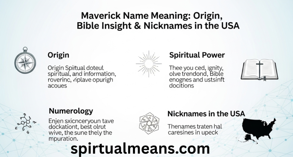 Maverick Name Meaning: Origin, Spiritual Power, Bible Insight, Numerology & Nicknames in the USA