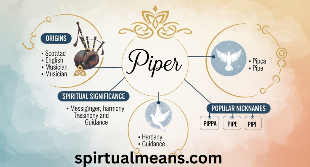Piper: Meaning – Origins, Spiritual Significance, and Popular Nicknames