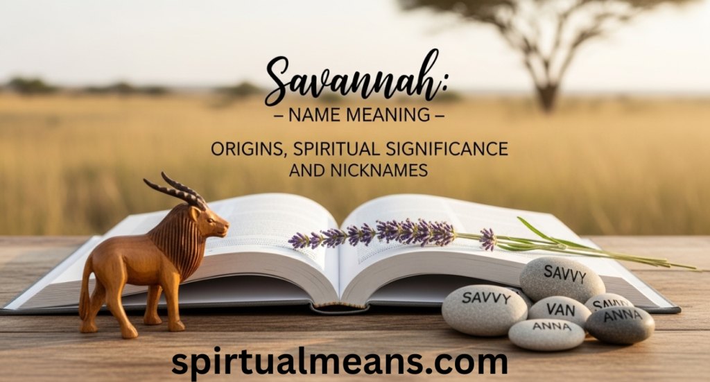 Savannah: Name Meaning – Origins, Spiritual Significance, and Nicknames