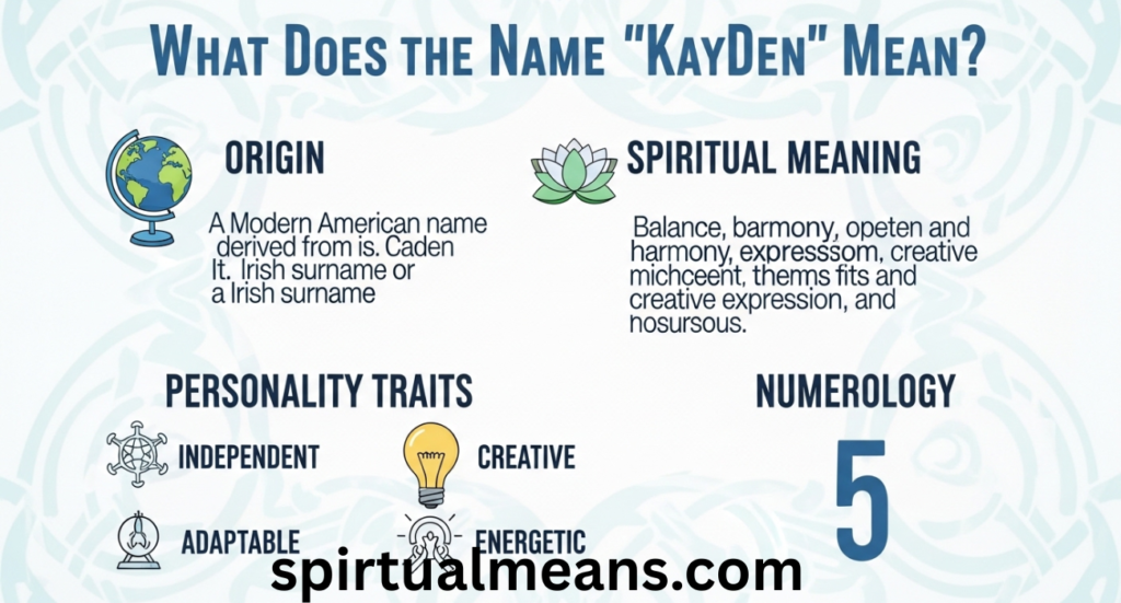 What Does the Name “Kayden” Mean? Origin, Spiritual Meaning, and More