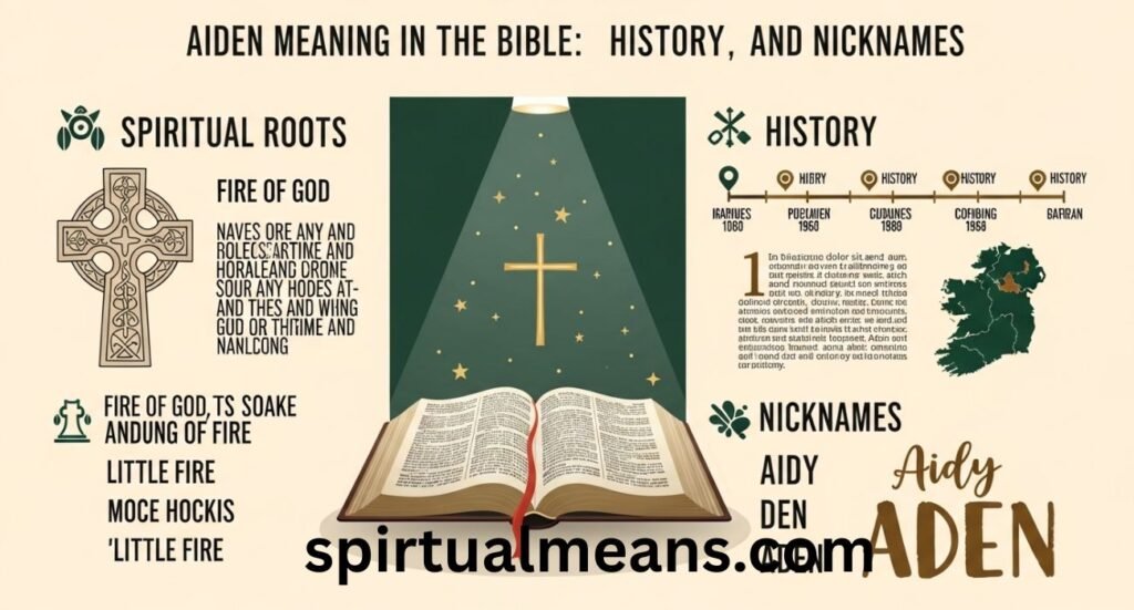 Aiden Meaning in Bible: Spiritual Roots, History, and Nicknames