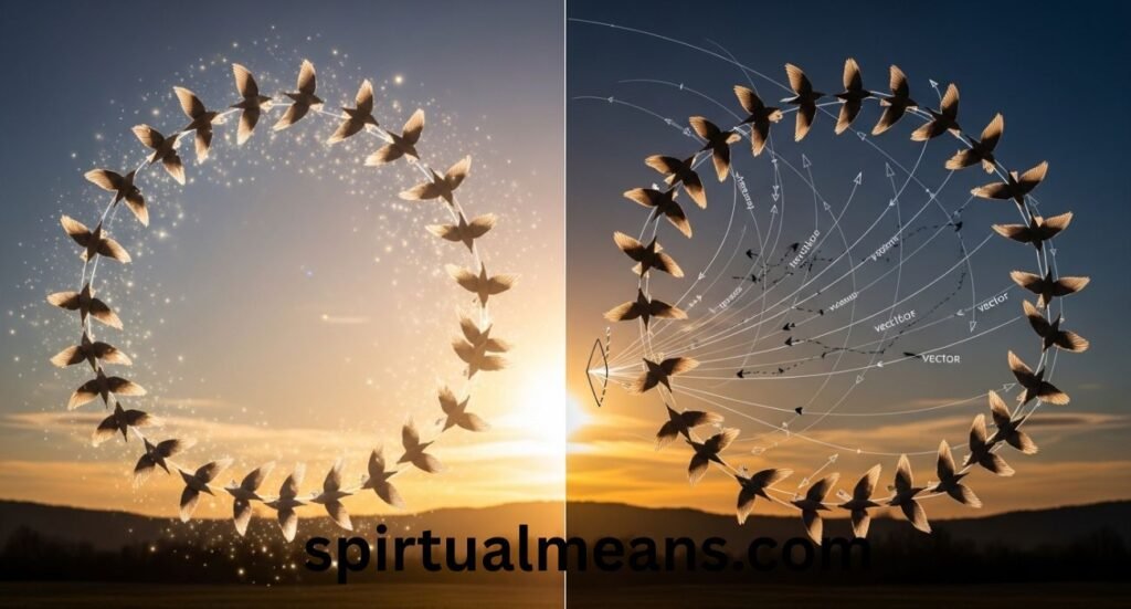 Birds Flying in Circles: Spiritual and Scientific Meanings Explained