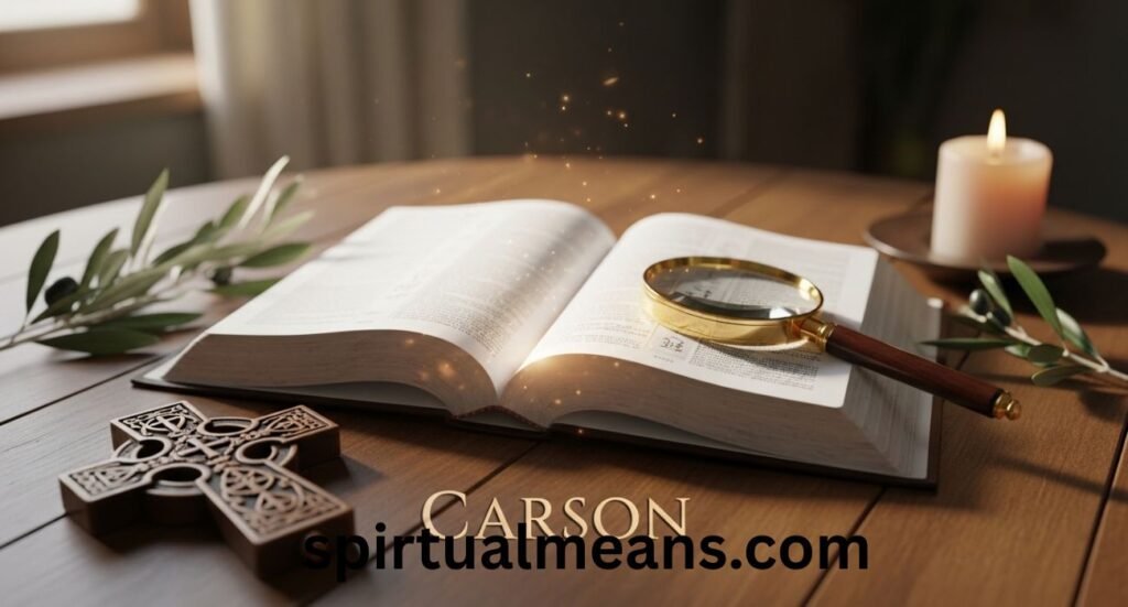 Carson Meaning in Bible: Discover Its Origins, Symbolism, and Spiritual Significance