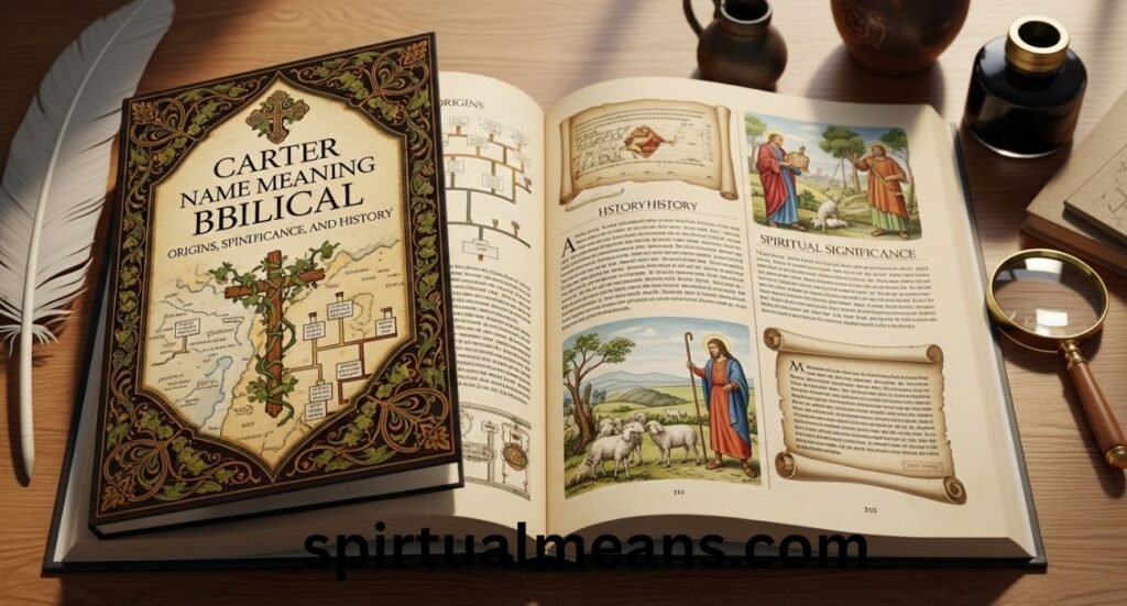 Carter Name Meaning Biblical: Origins, Spiritual Significance, and History