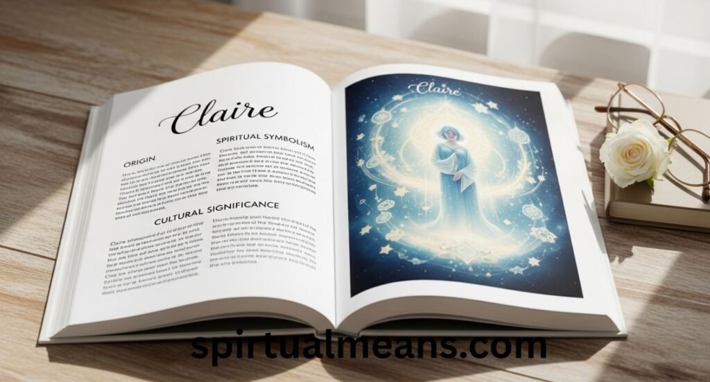 Claire Name Meaning: Origin, Spiritual Symbolism, and Cultural Significance