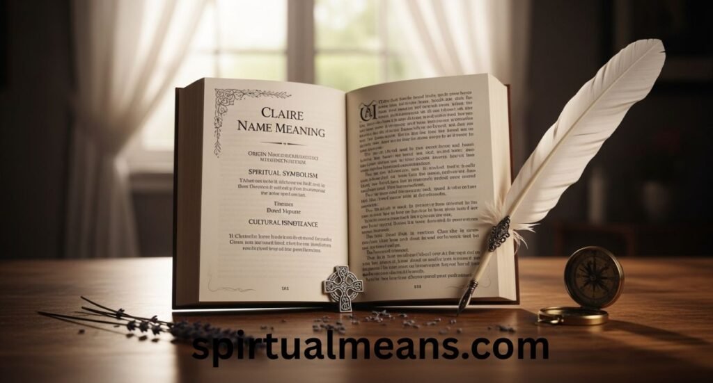 Claire Name Meaning: Origin, Spiritual Symbolism, and Cultural Significance
