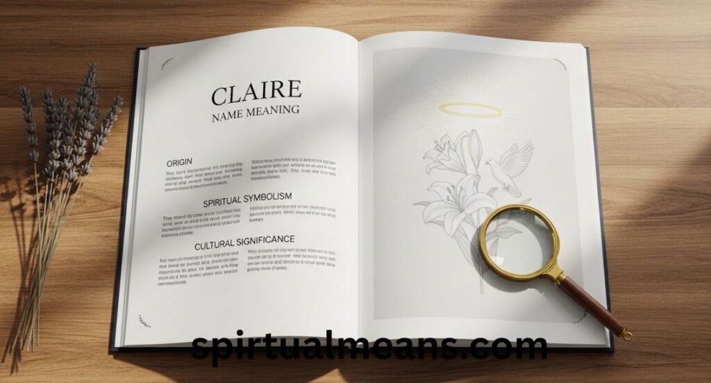 Claire Name Meaning: Origin, Spiritual Symbolism, and Cultural Significance