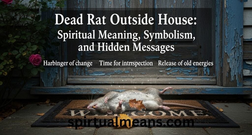 Dead Rat Outside House: Spiritual Meaning, Symbolism, and Hidden Messages