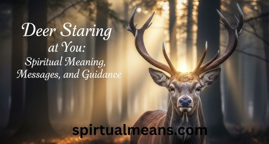 Deer Staring at You: Spiritual Meaning, Messages, and Guidance