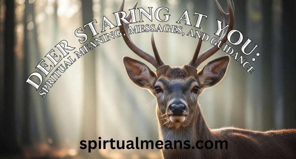 Deer Staring at You: Spiritual Meaning, Messages, and Guidance