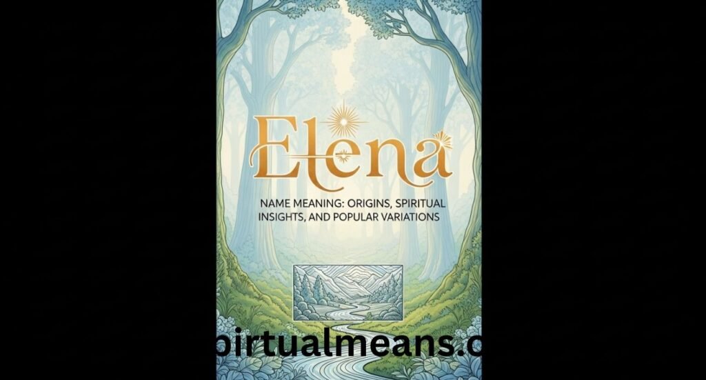 Elena Name Meaning: Origins, Spiritual Insights, and Popular Variations
