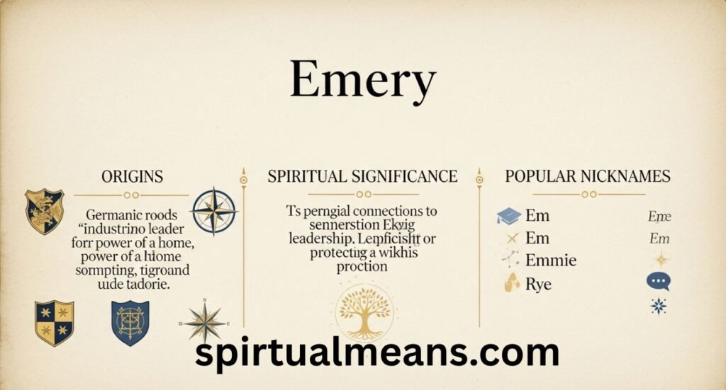 Emery Name Meaning: Origins, Spiritual Significance, and Popular Nicknames