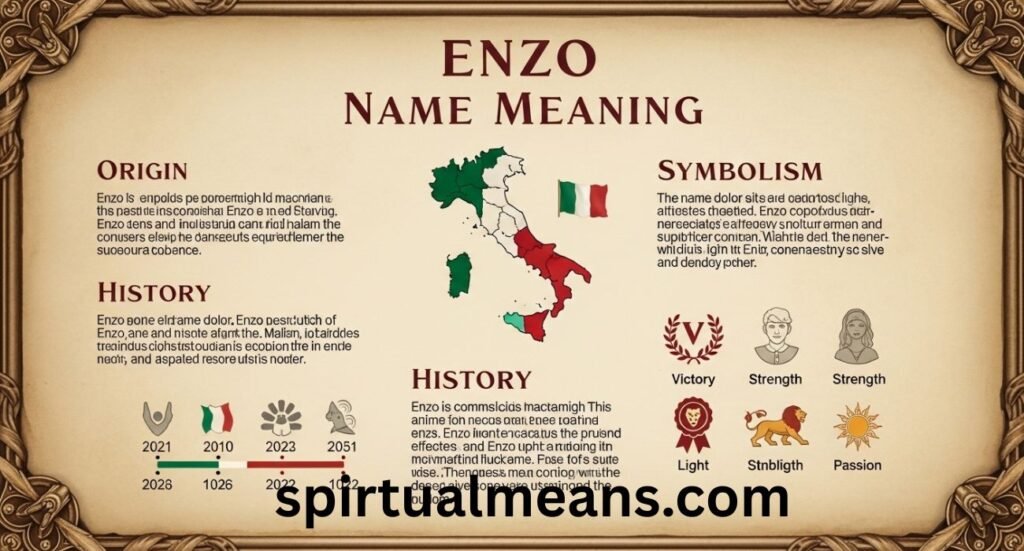 Enzo Name Meaning: Origin, History, and Symbolism