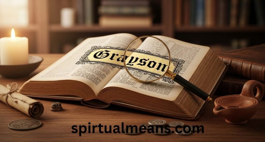 Meaning of Grayson in the Bible – Discover Its Spiritual and Historical Roots