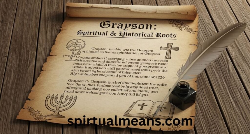Meaning of Grayson in the Bible – Discover Its Spiritual and Historical Roots
