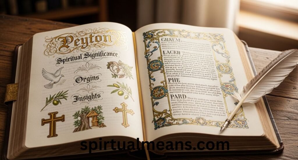 Peyton Name Meaning in the Bible: Spiritual Significance, Origins, and Insights