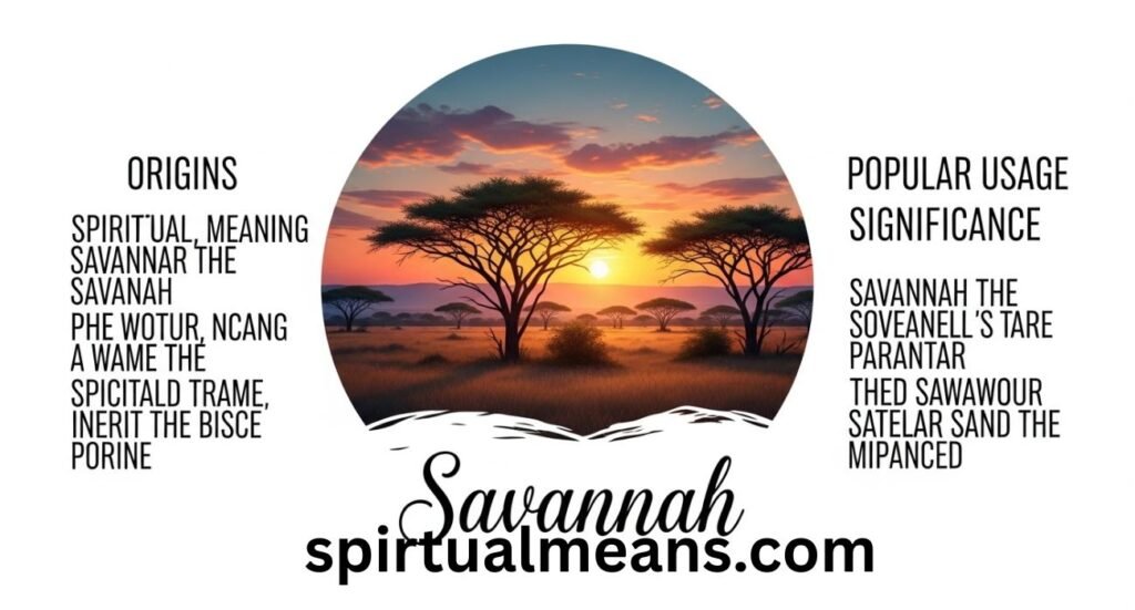 Savannah Spiritual Meaning of the Name Explained: Origins, Significance, and Popular Usage