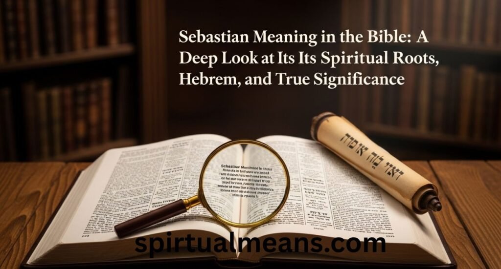 Sebastian Meaning in Bible: A Deep Look at Its Spiritual Roots, Hebrew Form, and True Significance