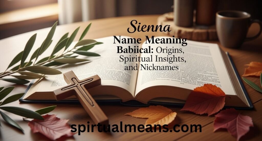 Sienna Name Meaning Biblical: Origins, Spiritual Insights, and Nicknames