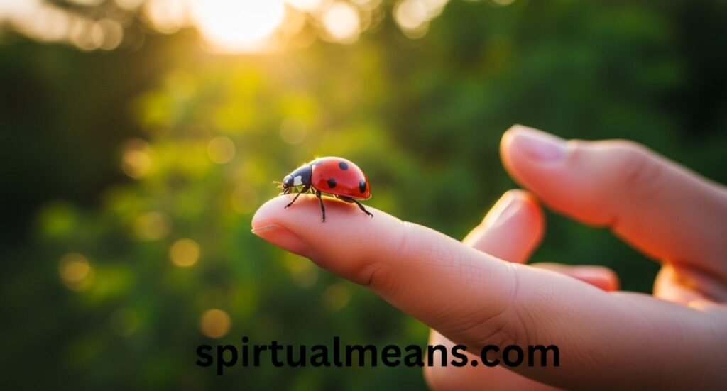 The Spiritual Meaning of a Ladybug Landing on You: A Powerful Spiritual Sign of Luck, Love, and Protection