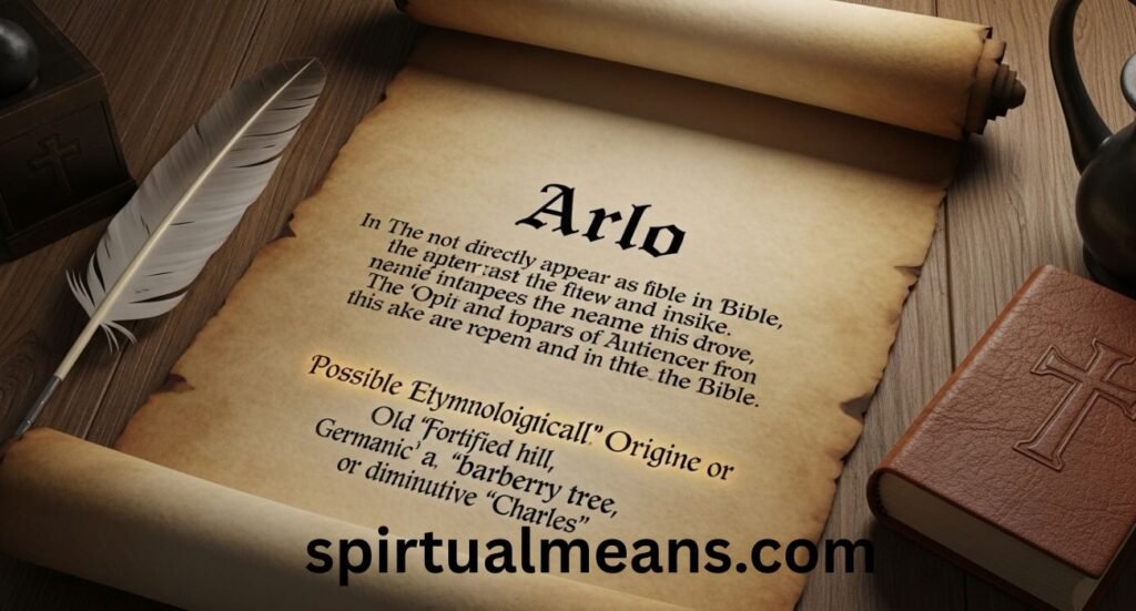 What Does “Arlo Mean in Bible”?