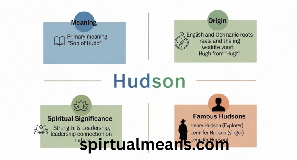 What Does the Name “Hudson” Mean? Exploring Its Meaning, Origin, and Spiritual Significance