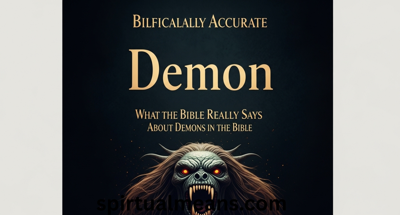 Biblically Accurate Demon: What the Bible Really Says About Demons in the Bible