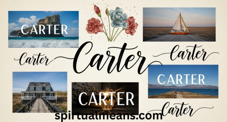 Carter Name Meaning: Origin, Spiritual Significance, Biblical Symbolism, and More