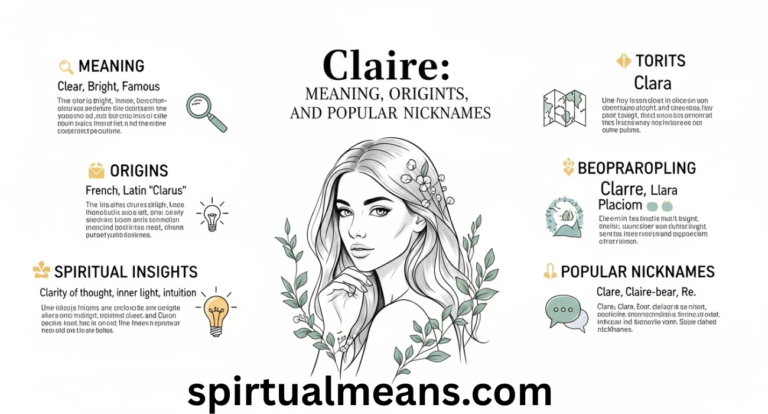 Claire: Meaning, Origins, Spiritual Insights, and Popular Nicknames