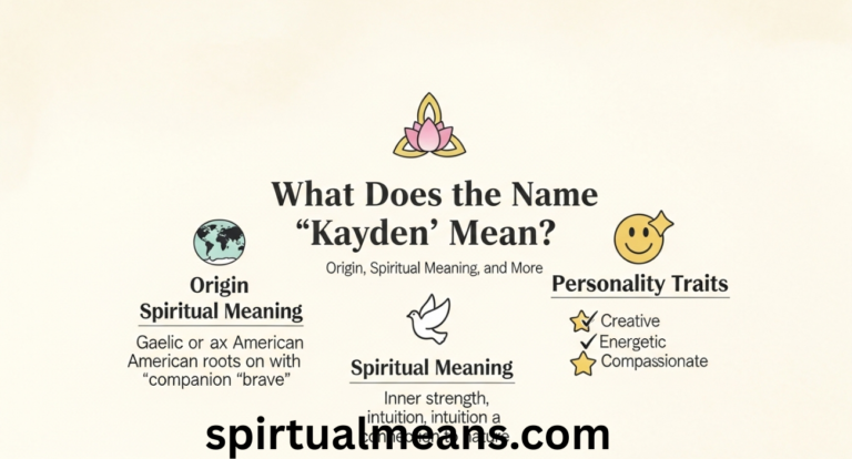 What Does the Name “Kayden” Mean? Origin, Spiritual Meaning, and More
