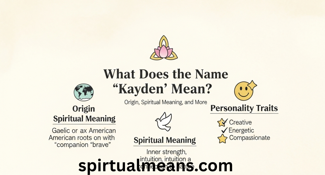 What Does the Name “Kayden” Mean? Origin, Spiritual Meaning, and More