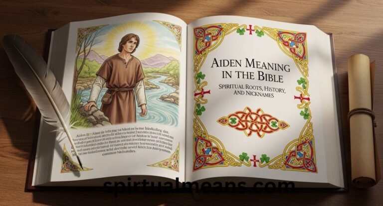 Aiden Meaning in Bible: Spiritual Roots, History, and Nicknames