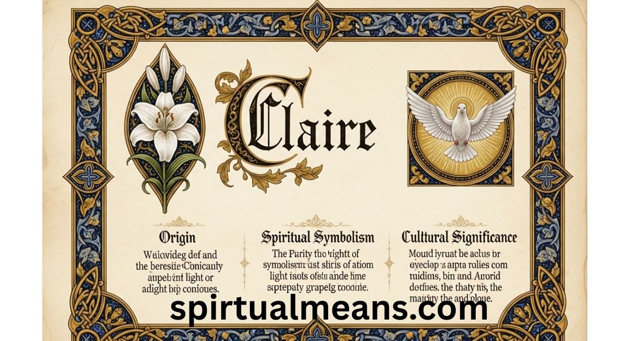 Claire Name Meaning: Origin, Spiritual Symbolism, and Cultural Significance