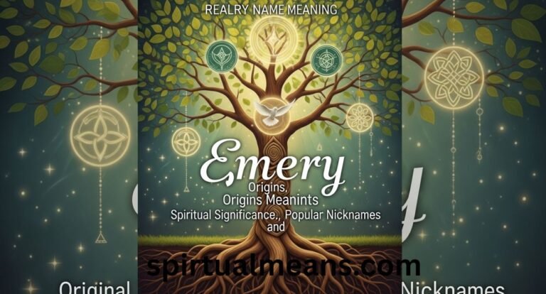 Emery Name Meaning: Origins, Spiritual Significance, and Popular Nicknames