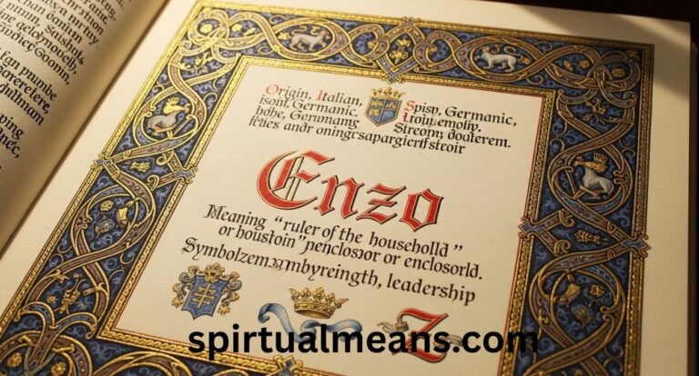 Enzo Name Meaning: Origin, History, and Symbolism