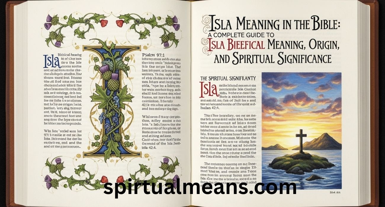 Isla Meaning in the Bible: A Complete Guide to Isla Biblical Meaning, Origin, and Spiritual Significance