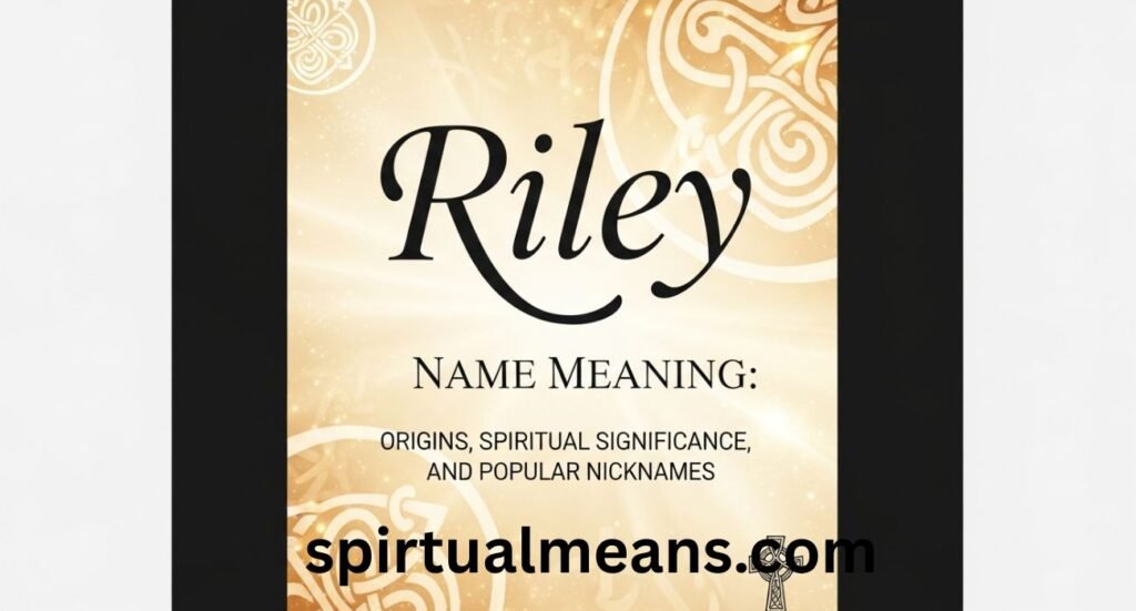 Riley Name Meaning: Origins, Spiritual Significance, and Popular Nicknames