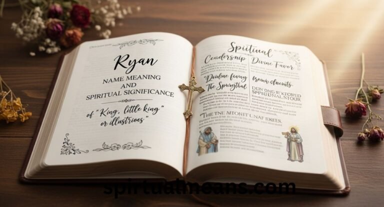 Ryan Name Meaning in Bible: Spiritual Significance and Origins