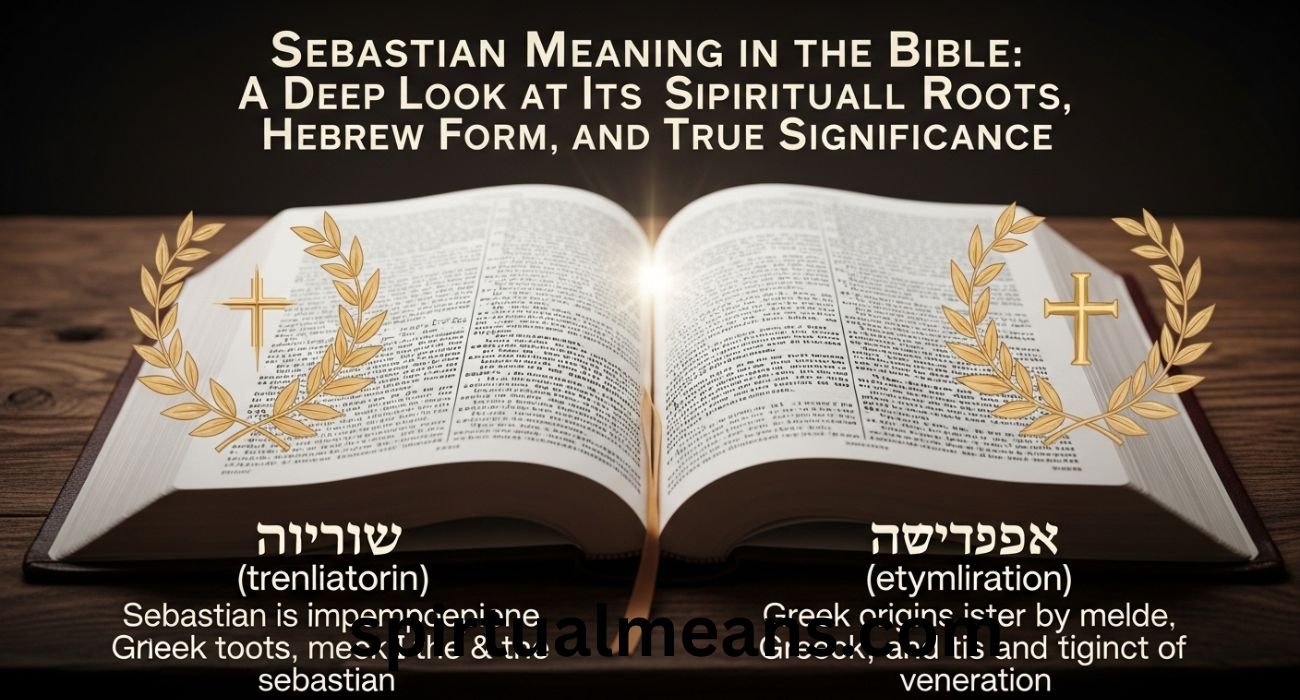 Sebastian Meaning in Bible: A Deep Look at Its Spiritual Roots, Hebrew Form, and True Significance