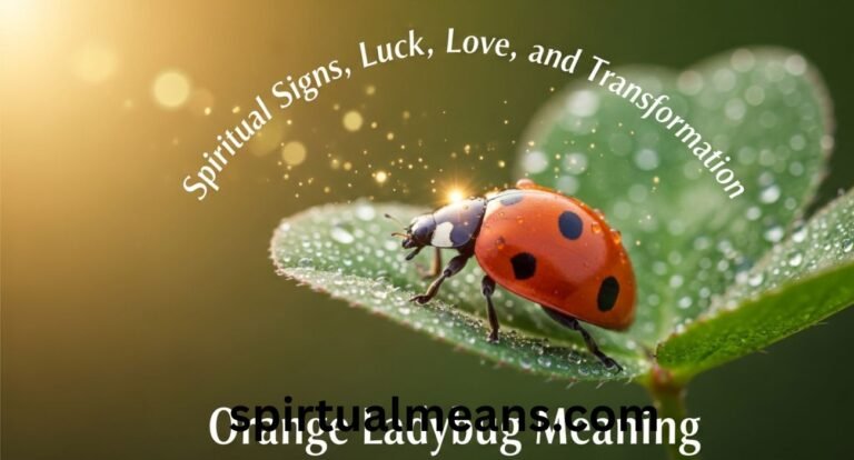 Orange Ladybug Meaning: Spiritual Signs, Luck, Love, and Transformation